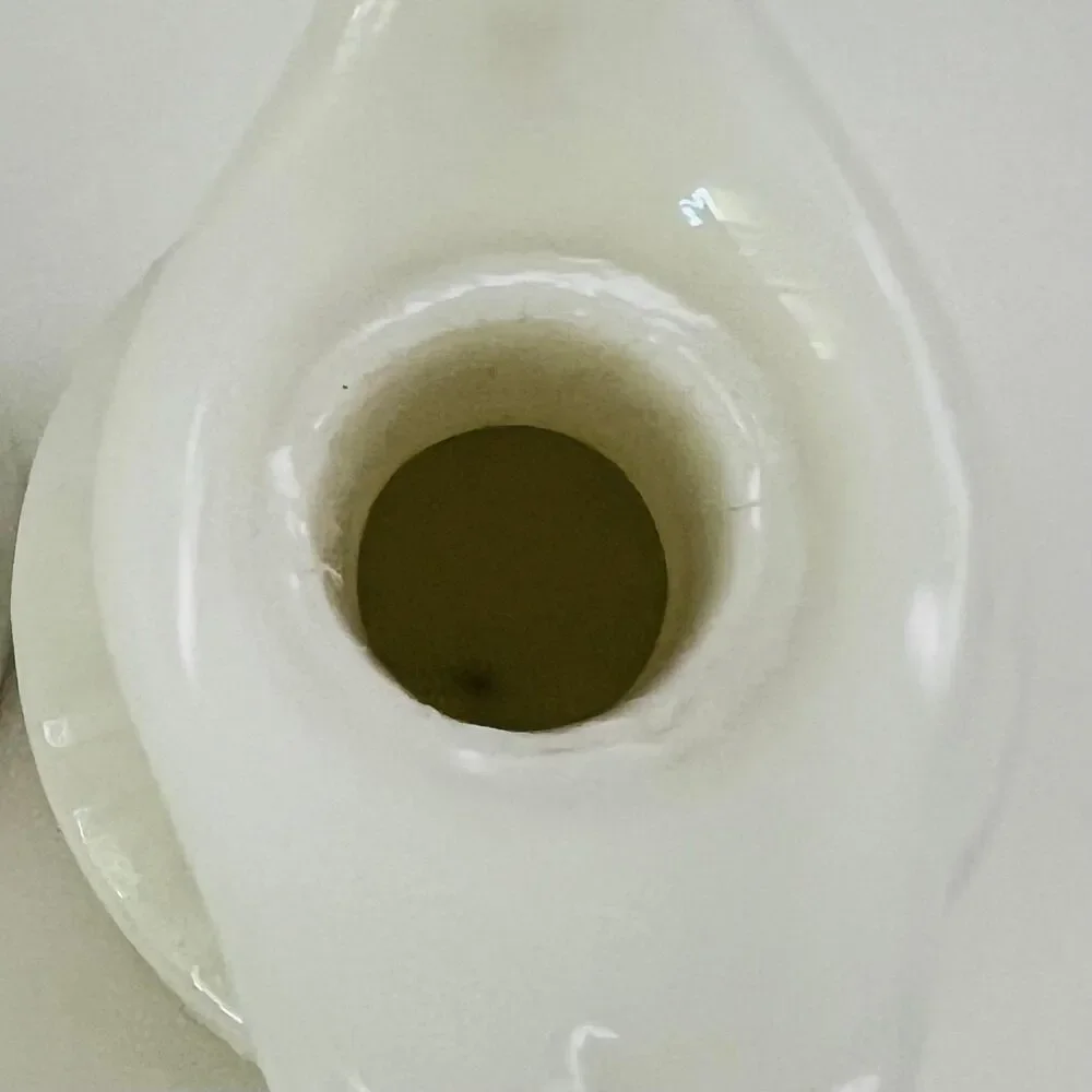 FENTON White Milk Glass Hobnail Pattern Oil & Vinegar Cruets